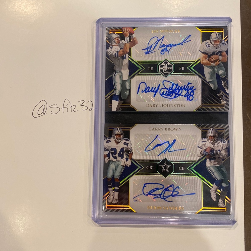 Cowboys Legend Quad Auto Booklet